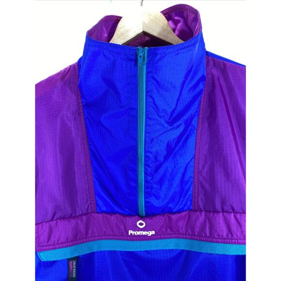 Sierra Sport Promega Vintage Packable Hooded Windbreaker Size Large - Picture 2 of 10